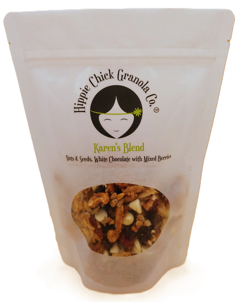 Karen's Blend: Nuts and Seeds with White Chocolate and Mixed Berries